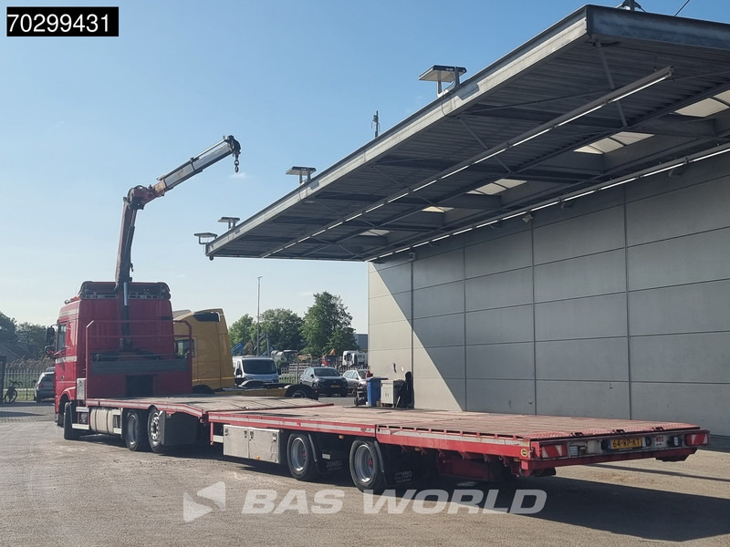 DAF XF 440 6X2 NL-combi Transporter HMF 900-K2 Kran Winch Lift-Lenkachse Euro 6 - شاحنات مسطحة, شاحنة كرين: صورة 2 DAF XF 440 6X2 NL-combi Transporter HMF 900-K2 Kran Winch Lift-Lenkachse Euro 6 - شاحنات مسطحة, شاحنة كرين: صورة 2