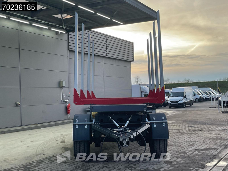 مقطورة اخشاب للبيع  EUROMIX 2A-CAT NEW Wood Holztransport: صورة 6