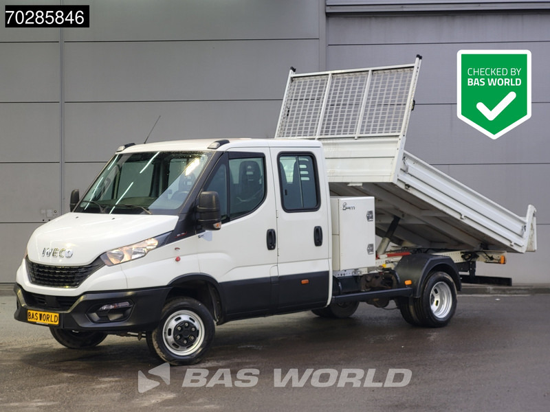 Iveco Daily 35C16 3.0L Open Laadbak Dubbel Cabine met Kist 3,5t trekhaak Dubbellucht Navi Airco Cruise Pritsche Pickup Open Box A/C Double c - شاحنة توصيل مفتوحة: صورة 1 Iveco Daily 35C16 3.0L Open Laadbak Dubbel Cabine met Kist 3,5t trekhaak Dubbellucht Navi Airco Cruise Pritsche Pickup Open Box A/C Double c - شاحنة توصيل مفتوحة: صورة 1