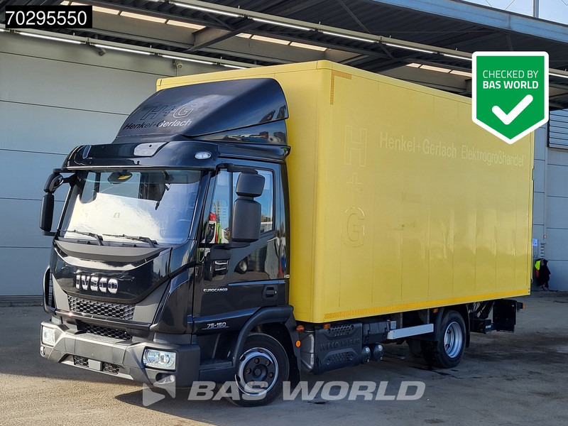 Iveco Eurocargo 75E160 4X2 7.5tonner Automatic 1000kg Ladebordwand Euro 6 - شاحنة صندوقية: صورة 1 Iveco Eurocargo 75E160 4X2 7.5tonner Automatic 1000kg Ladebordwand Euro 6 - شاحنة صندوقية: صورة 1
