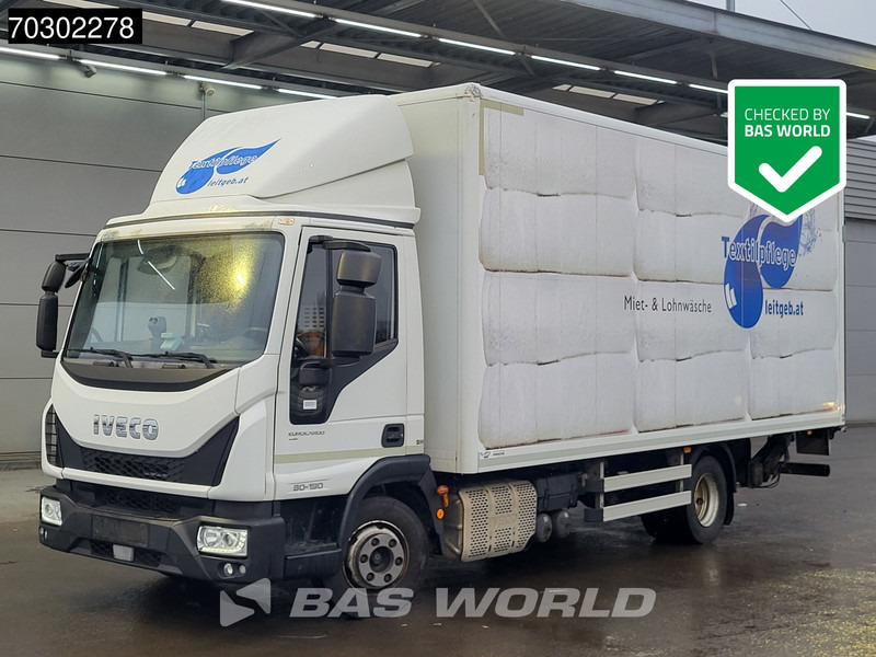Iveco Eurocargo 80E190 4X2 8tonner Manual 1500kg Tailgate Euro 6 - شاحنة صندوقية: صورة 1 Iveco Eurocargo 80E190 4X2 8tonner Manual 1500kg Tailgate Euro 6 - شاحنة صندوقية: صورة 1