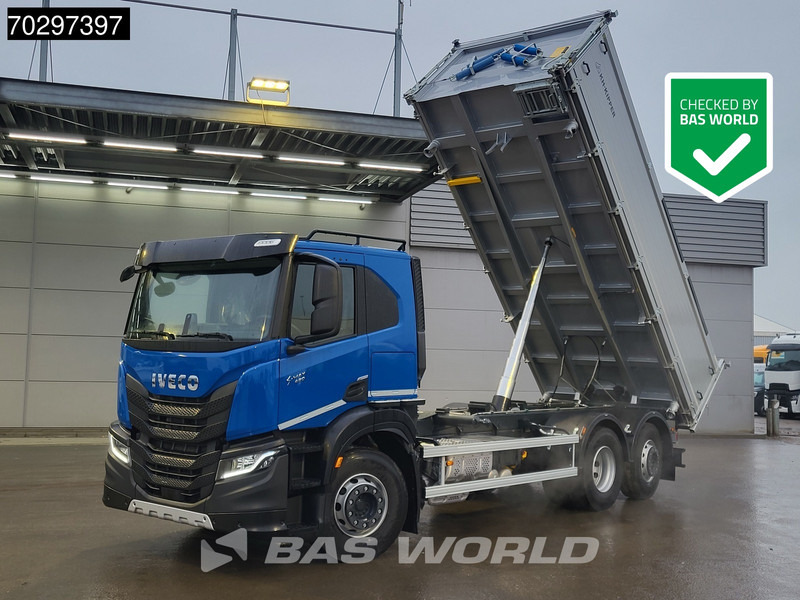 Iveco S-Way 420 6X2 NEW! 17m3 3-way KH kipper Lift+Steering axle Automatic Euro 6 - شاحنة قلاب: صورة 1 Iveco S-Way 420 6X2 NEW! 17m3 3-way KH kipper Lift+Steering axle Automatic Euro 6 - شاحنة قلاب: صورة 1