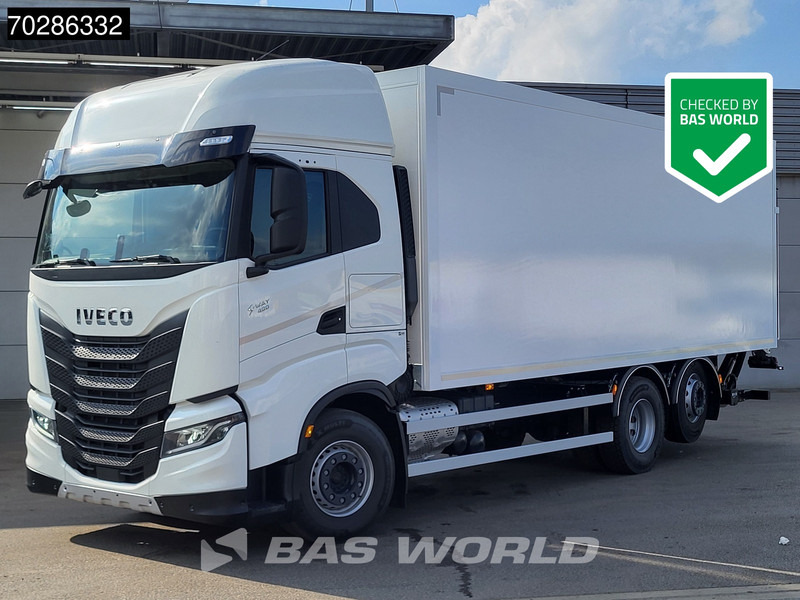 Iveco S-Way 490 6X2 NEW! 2000kg Ladebordwand Retarder Lift+Steering-Axle Navi LED - شاحنة صندوقية: صورة 1 Iveco S-Way 490 6X2 NEW! 2000kg Ladebordwand Retarder Lift+Steering-Axle Navi LED - شاحنة صندوقية: صورة 1