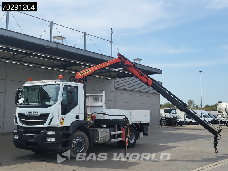 Iveco Stralis 310 4X2 Palfinger PK12002 EH Kran Crane Rotator Automatic Full Steel Euro 6 - شاحنات مسطحة, شاحنة كرين: صورة 5 Iveco Stralis 310 4X2 Palfinger PK12002 EH Kran Crane Rotator Automatic Full Steel Euro 6 - شاحنات مسطحة, شاحنة كرين: صورة 5