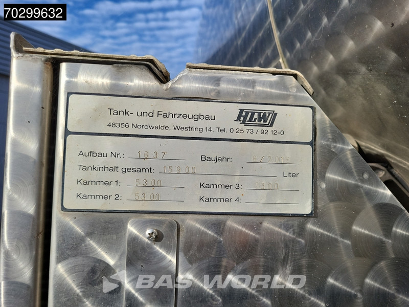 شاحنة صهريج لنقل الوقود Iveco Stralis 460 6X2 15900 LTR Retarder Lift/Steering Axle ACC Euro 6: صورة 19