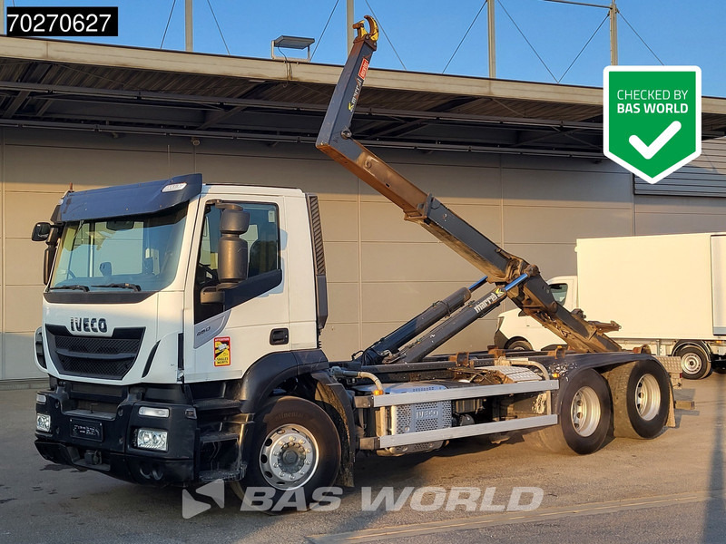Iveco Stralis 460 6X2 20Tons Marrel AL20 S59 ACC Liftachse Euro 6 - شاحنة برافعة خطافية: صورة 1 Iveco Stralis 460 6X2 20Tons Marrel AL20 S59 ACC Liftachse Euro 6 - شاحنة برافعة خطافية: صورة 1
