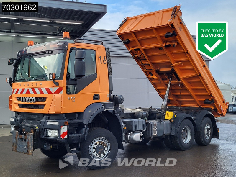 Iveco Trakker 410 6X4 5m3 Meiller 3-way tipper Lift+Steering axle Big-Axle Euro 5 - شاحنة قلاب: صورة 1 Iveco Trakker 410 6X4 5m3 Meiller 3-way tipper Lift+Steering axle Big-Axle Euro 5 - شاحنة قلاب: صورة 1