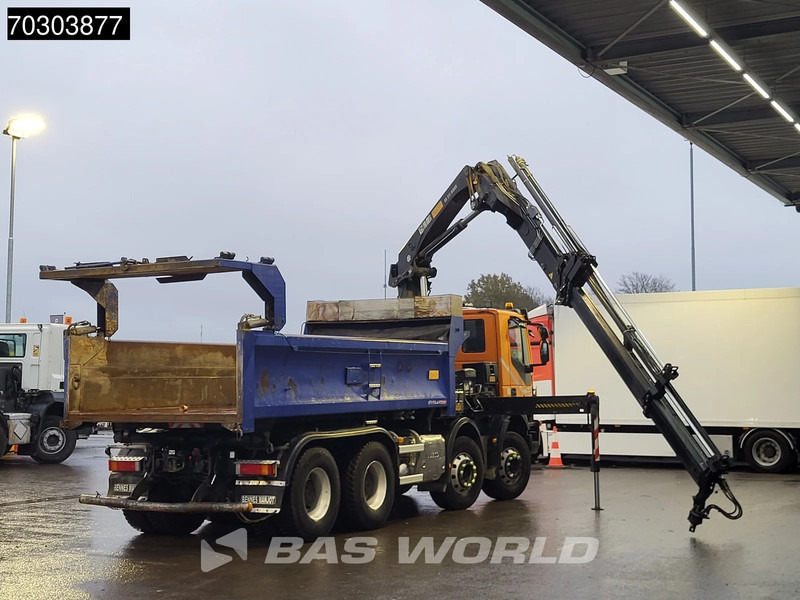 Iveco Trakker 450 8X4 HIAB 211 EP-4 Hiduo Kran Crane Big-Axle 2-Side Tipper Euro 6 - شاحنة قلاب, شاحنة كرين: صورة 5 Iveco Trakker 450 8X4 HIAB 211 EP-4 Hiduo Kran Crane Big-Axle 2-Side Tipper Euro 6 - شاحنة قلاب, شاحنة كرين: صورة 5