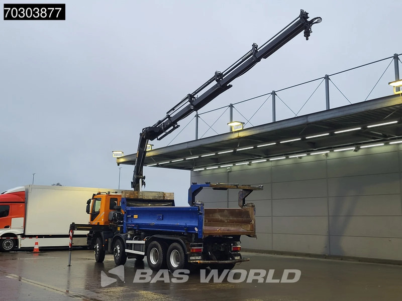 Iveco Trakker 450 8X4 HIAB 211 EP-4 Hiduo Kran Crane Big-Axle 2-Side Tipper Euro 6 - شاحنة قلاب, شاحنة كرين: صورة 2 Iveco Trakker 450 8X4 HIAB 211 EP-4 Hiduo Kran Crane Big-Axle 2-Side Tipper Euro 6 - شاحنة قلاب, شاحنة كرين: صورة 2