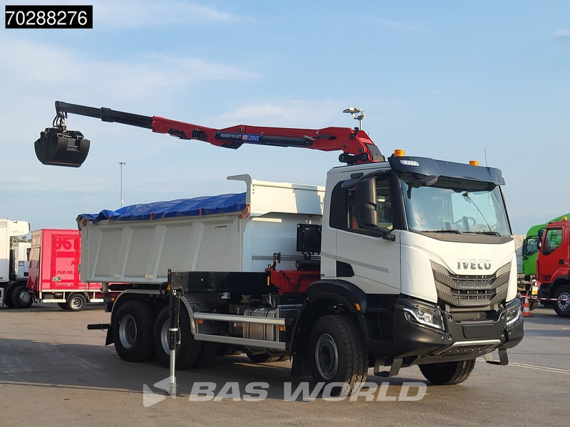 Iveco X-Way 480 6X4 NEW! HMF 2243Z-RCS Z-Crane kran 12m3 KH-Kipper Retarder Big-Axle - شاحنة قلاب, شاحنة كرين: صورة 3 Iveco X-Way 480 6X4 NEW! HMF 2243Z-RCS Z-Crane kran 12m3 KH-Kipper Retarder Big-Axle - شاحنة قلاب, شاحنة كرين: صورة 3