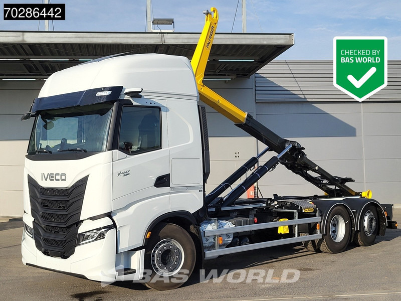 Iveco X-Way 580 6X2 NEW Palfinger PHT20SLD5 Hooklift Lift+steering Axle Automatic Navi ACC LED - شاحنة برافعة خطافية: صورة 1 Iveco X-Way 580 6X2 NEW Palfinger PHT20SLD5 Hooklift Lift+steering Axle Automatic Navi ACC LED - شاحنة برافعة خطافية: صورة 1