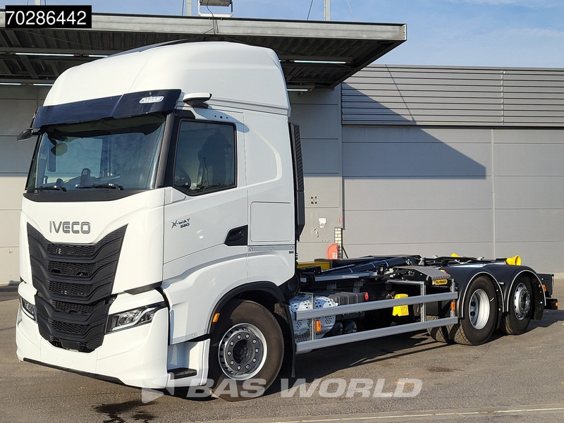 Iveco X-Way 580 6X2 NEW Palfinger PHT20SLD5 Hooklift Lift+steering Axle Automatic Navi ACC LED - شاحنة برافعة خطافية: صورة 5 Iveco X-Way 580 6X2 NEW Palfinger PHT20SLD5 Hooklift Lift+steering Axle Automatic Navi ACC LED - شاحنة برافعة خطافية: صورة 5