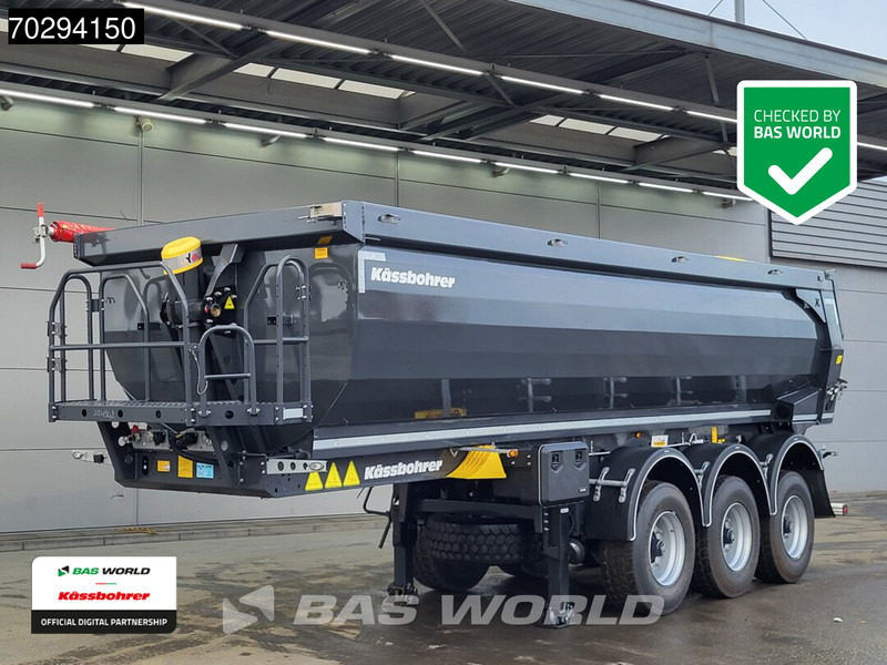 Kässbohrer XS 3 axles NEW 2x Liftaxles 24m3 Steel Tipper - نصف مقطورة قلابة: صورة 1 Kässbohrer XS 3 axles NEW 2x Liftaxles 24m3 Steel Tipper - نصف مقطورة قلابة: صورة 1