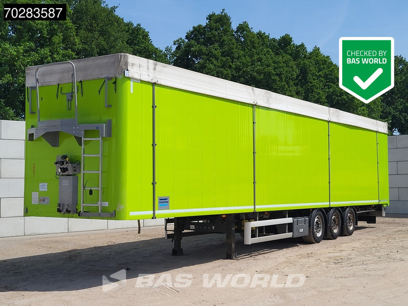 Knapen 3 axles Liftachse 7MM 103m3 Schiebewand - نصف مقطورة ذات أرضية سير: صورة 1 Knapen 3 axles Liftachse 7MM 103m3 Schiebewand - نصف مقطورة ذات أرضية سير: صورة 1