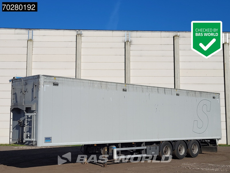 Knapen K100 3 axles Liftachse 86m3 10mm - نصف مقطورة ذات أرضية سير: صورة 1 Knapen K100 3 axles Liftachse 86m3 10mm - نصف مقطورة ذات أرضية سير: صورة 1