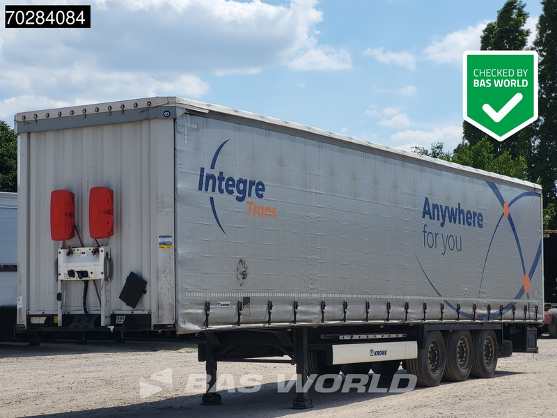 Krone SD 3 axles - نصف مقطورة بستائر جانبية: صورة 1 Krone SD 3 axles - نصف مقطورة بستائر جانبية: صورة 1