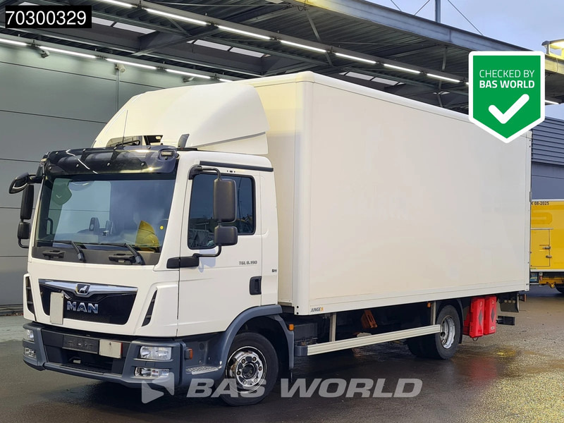 MAN TGL 8.190 4X2 8tonner 1000kg Ladebordwand Manual Euro 6 - شاحنة صندوقية: صورة 1 MAN TGL 8.190 4X2 8tonner 1000kg Ladebordwand Manual Euro 6 - شاحنة صندوقية: صورة 1