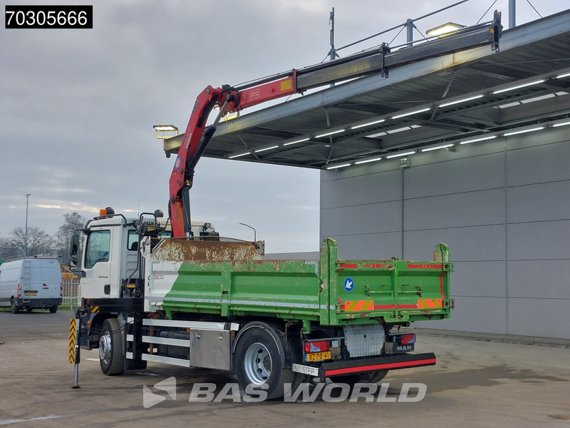 MAN TGM 18.290 4X2 HMF1035-K2 Crane Kran 6m3 3-side tipper Automatic Euro 5 - شاحنة قلاب, شاحنة كرين: صورة 2 MAN TGM 18.290 4X2 HMF1035-K2 Crane Kran 6m3 3-side tipper Automatic Euro 5 - شاحنة قلاب, شاحنة كرين: صورة 2