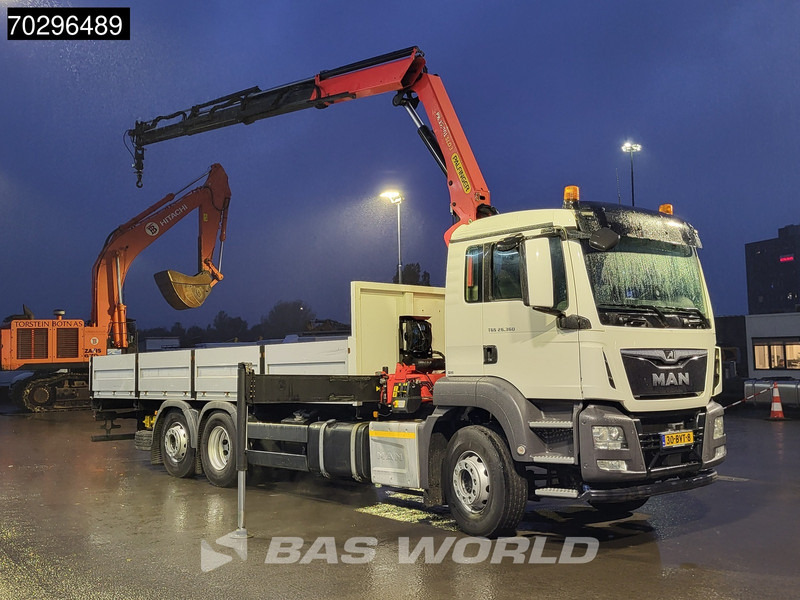 MAN TGS 26.360 TGS 6X2 NL-Truck Palfinger PK17.001 Crane Kran Lift+Steering-Axle Navi Euro 6 Palfinger - شاحنات مسطحة, شاحنة كرين: صورة 3 MAN TGS 26.360 TGS 6X2 NL-Truck Palfinger PK17.001 Crane Kran Lift+Steering-Axle Navi Euro 6 Palfinger - شاحنات مسطحة, شاحنة كرين: صورة 3