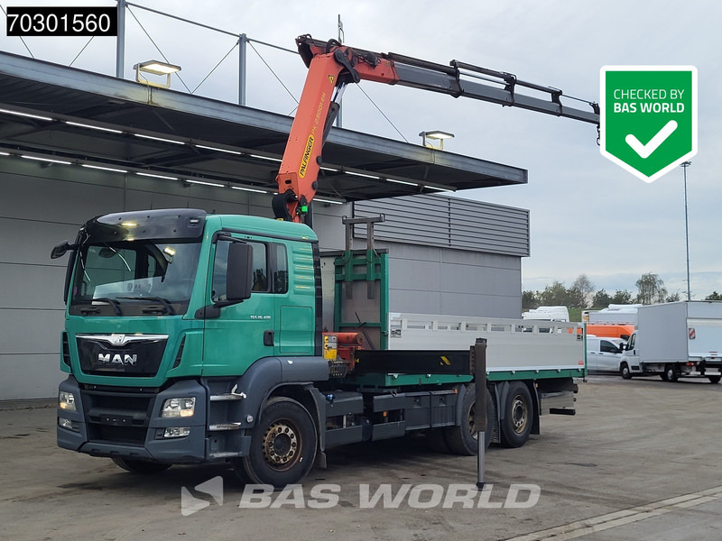 MAN TGS 26.400 6X2 Palfinger PK23001 EH Crane Kran Remote Retarder Euro 6 - شاحنات مسطحة, شاحنة كرين: صورة 1 MAN TGS 26.400 6X2 Palfinger PK23001 EH Crane Kran Remote Retarder Euro 6 - شاحنات مسطحة, شاحنة كرين: صورة 1