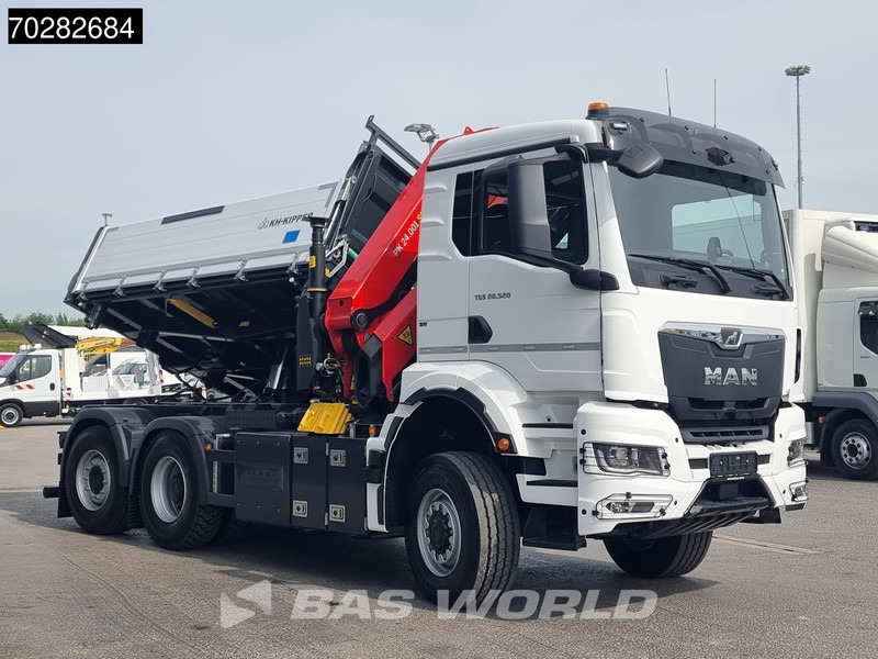 MAN TGS 28.520 6X4 Palfinger PK24001 SLD 5 Kran 2-way tipper Retarder Big-Axle Liftachse Euro 6 - شاحنة قلاب, شاحنة كرين: صورة 3 MAN TGS 28.520 6X4 Palfinger PK24001 SLD 5 Kran 2-way tipper Retarder Big-Axle Liftachse Euro 6 - شاحنة قلاب, شاحنة كرين: صورة 3