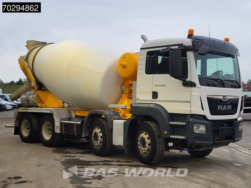MAN TGS 32.420 8X4 9m3 Stetter Mixer Steel Suspension Automatic Euro 6 - شاحنة خلاطة خرسانة: صورة 3 MAN TGS 32.420 8X4 9m3 Stetter Mixer Steel Suspension Automatic Euro 6 - شاحنة خلاطة خرسانة: صورة 3