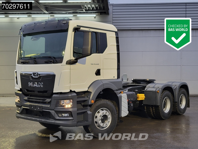 MAN TGS 33.440 6X4 NEW! TN Manual Full-Steel Big-Axle Drumbrakes Euro 2 - رأس تريلا: صورة 1 MAN TGS 33.440 6X4 NEW! TN Manual Full-Steel Big-Axle Drumbrakes Euro 2 - رأس تريلا: صورة 1