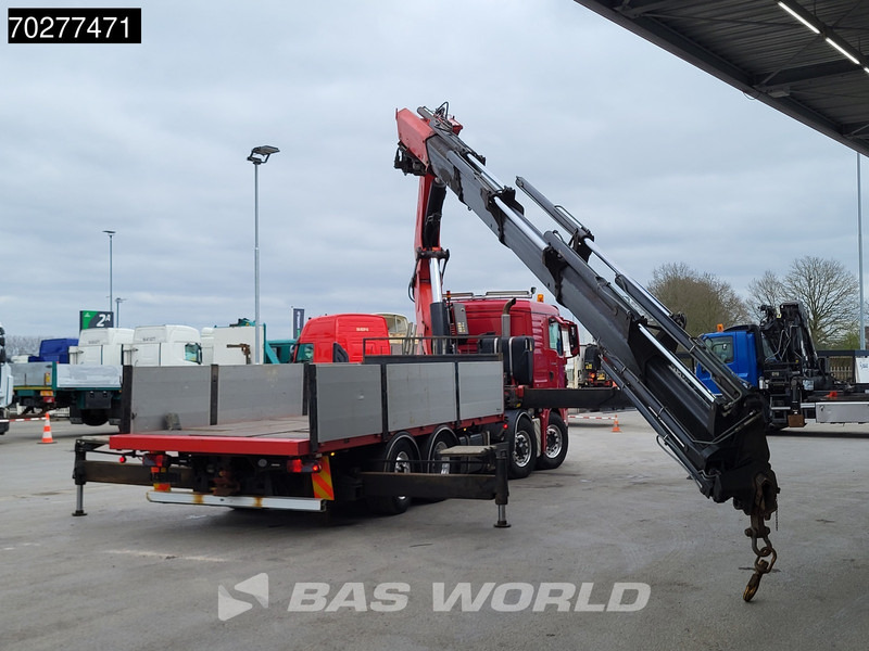 شاحنات مسطحة, شاحنة كرين MAN TGS 35.480 8X4 Fassi F800BXP.28 Kran Crane Hydrodrive Lift-Lenkachse Euro 4: صورة 9