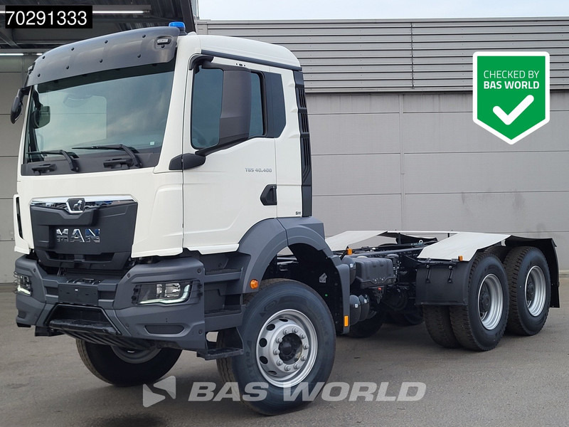 MAN TGS 40.400 6X4 NEW 6x4 chassis PTO Preparation Steelsuspension Big-Axle Automatic Euro 2 - شاحنة بهيكل معدني للمقصورة: صورة 1 MAN TGS 40.400 6X4 NEW 6x4 chassis PTO Preparation Steelsuspension Big-Axle Automatic Euro 2 - شاحنة بهيكل معدني للمقصورة: صورة 1
