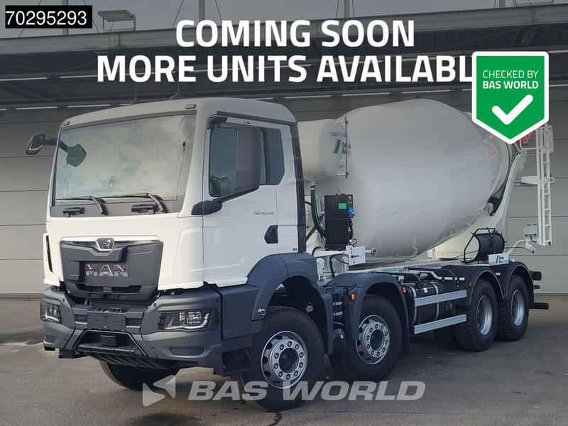 MAN TGS 41.440 8X4 New! 12m3 Stetter Steelsuspension Automatic Euro 6 - شاحنة خلاطة خرسانة: صورة 1 MAN TGS 41.440 8X4 New! 12m3 Stetter Steelsuspension Automatic Euro 6 - شاحنة خلاطة خرسانة: صورة 1