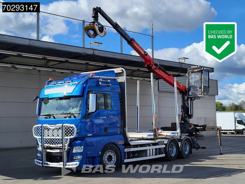 MAN TGX 33.580 TGX 6X4 Palfinger Epsilon Wood crane Holztransport Retarder Navi Xenon Euro 6 - شاحنة قطع الأشجار, شاحنة كرين: صورة 1 MAN TGX 33.580 TGX 6X4 Palfinger Epsilon Wood crane Holztransport Retarder Navi Xenon Euro 6 - شاحنة قطع الأشجار, شاحنة كرين: صورة 1
