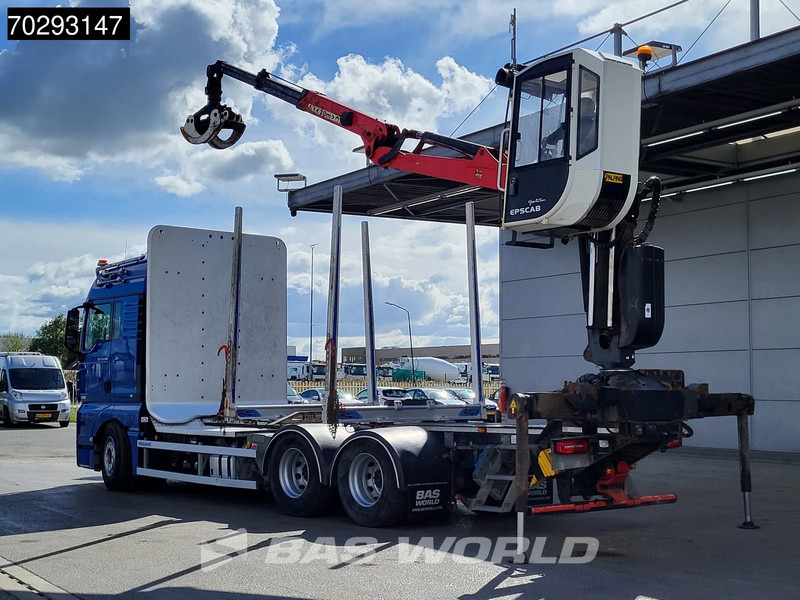 MAN TGX 33.580 TGX 6X4 Palfinger Epsilon Wood crane Holztransport Retarder Navi Xenon Euro 6 - شاحنة قطع الأشجار, شاحنة كرين: صورة 2 MAN TGX 33.580 TGX 6X4 Palfinger Epsilon Wood crane Holztransport Retarder Navi Xenon Euro 6 - شاحنة قطع الأشجار, شاحنة كرين: صورة 2