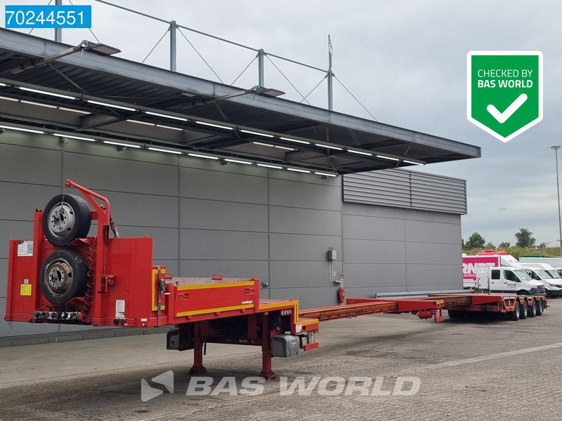 MEUSBURGER MTS-4 2xAusziehbar bis 21M Lift + 4xLenkachse - نصف مقطورة بلودر منخفض: صورة 1 MEUSBURGER MTS-4 2xAusziehbar bis 21M Lift + 4xLenkachse - نصف مقطورة بلودر منخفض: صورة 1