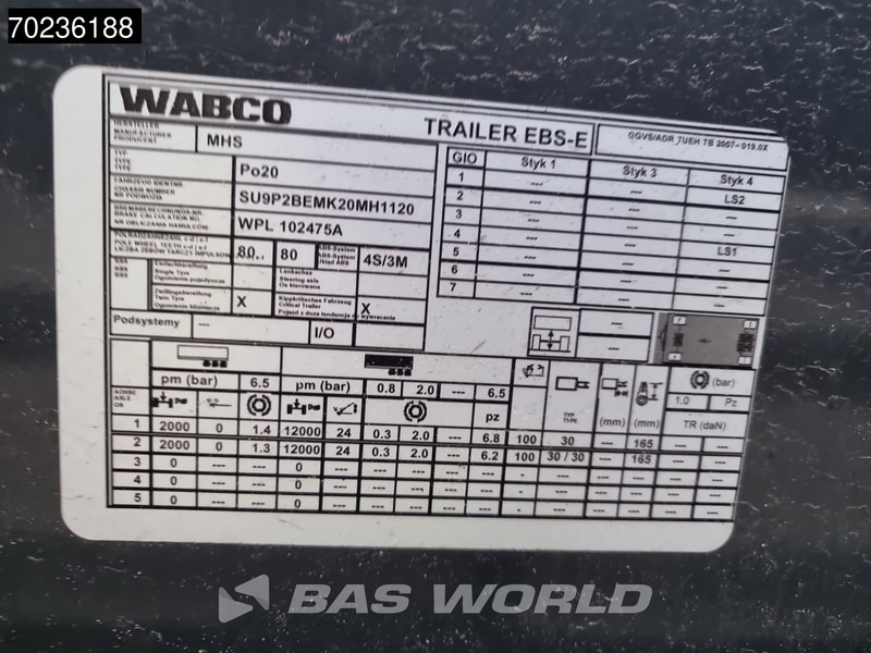 ناقل حاوية/ مقطورة بحاوية للبيع  MHS NEW!: صورة 13