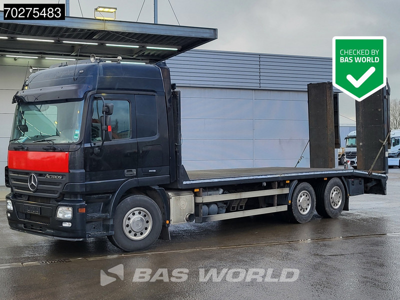 Mercedes-Benz Actros 2541 6X2 Machine Transporter Winch Lift+Steering Axle Retarder Euro 5 - شاحنة نقل سيارات شاحنة: صورة 1 Mercedes-Benz Actros 2541 6X2 Machine Transporter Winch Lift+Steering Axle Retarder Euro 5 - شاحنة نقل سيارات شاحنة: صورة 1