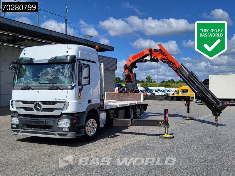 Mercedes-Benz Actros 2544 6X2 Lift-Lenkachse Kraan Hydrauliek Euro 5 - شاحنات مسطحة, شاحنة كرين: صورة 1 Mercedes-Benz Actros 2544 6X2 Lift-Lenkachse Kraan Hydrauliek Euro 5 - شاحنات مسطحة, شاحنة كرين: صورة 1