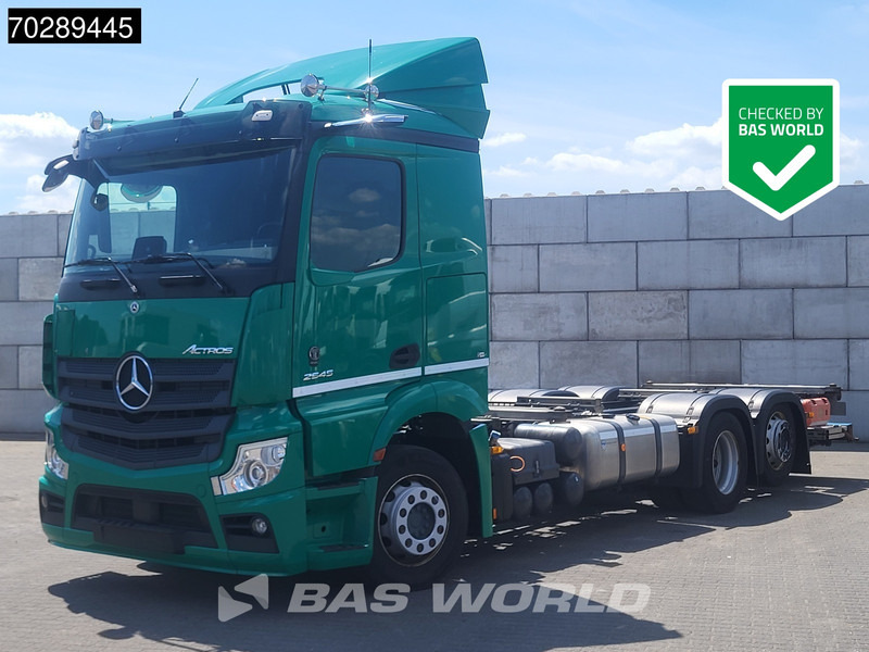 ناقلة حاويات/ شاحنة حاويات Mercedes-Benz Actros 2545 6X2 Retarder Lift+Steering Axle Euro 6: صورة 1