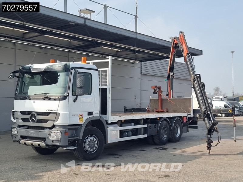 Mercedes-Benz Actros 2641 6X4 Palfinger PK18002-EH Remote Full Steel Euro 5 - شاحنات مسطحة, شاحنة كرين: صورة 5 Mercedes-Benz Actros 2641 6X4 Palfinger PK18002-EH Remote Full Steel Euro 5 - شاحنات مسطحة, شاحنة كرين: صورة 5