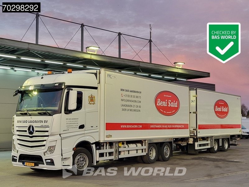 Mercedes-Benz Actros 2643 6X2 NL-Combi Frigoblock FB-FIL2 2tons Ladebordwand Retarder Automatic Xenon - شاحنة ذات مبرد: صورة 1 Mercedes-Benz Actros 2643 6X2 NL-Combi Frigoblock FB-FIL2 2tons Ladebordwand Retarder Automatic Xenon - شاحنة ذات مبرد: صورة 1