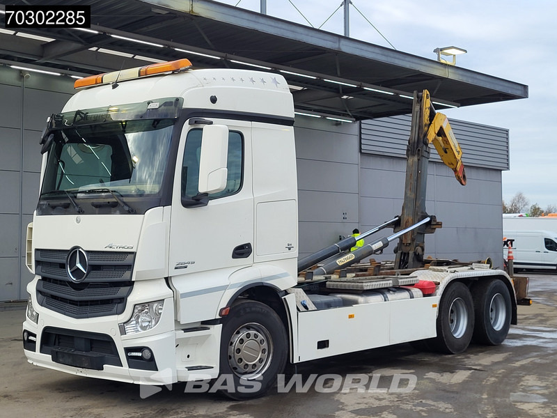 Mercedes-Benz Actros 2645 6X2 Palfinger Pallift containersystem Lift-Axle Automatic Euro 6 - شاحنة برافعة خطافية: صورة 5 Mercedes-Benz Actros 2645 6X2 Palfinger Pallift containersystem Lift-Axle Automatic Euro 6 - شاحنة برافعة خطافية: صورة 5