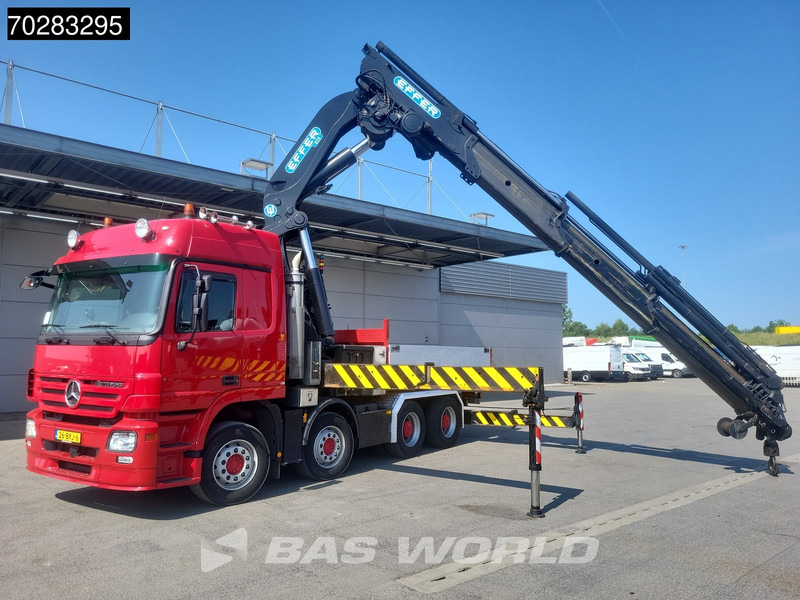 Mercedes-Benz Actros 2648 850 8X4 Effer 350/9S Kran Fifth wheel Big-Axle Automatic Euro 5 - شاحنات مسطحة, شاحنة كرين: صورة 3 Mercedes-Benz Actros 2648 850 8X4 Effer 350/9S Kran Fifth wheel Big-Axle Automatic Euro 5 - شاحنات مسطحة, شاحنة كرين: صورة 3