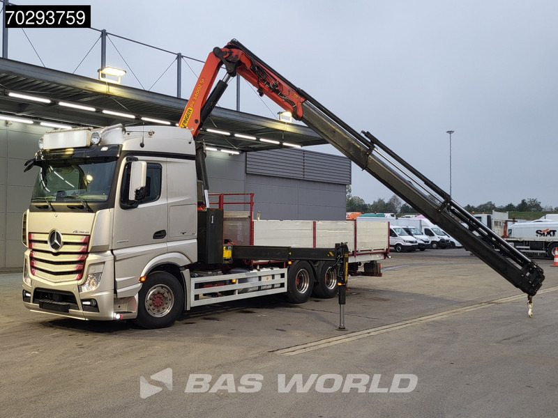 Mercedes-Benz Actros 2653 Actros 6X4 Palfinger PK34002 SH Kran Crane Retarder Xenon Euro 6 - شاحنات مسطحة, شاحنة كرين: صورة 5 Mercedes-Benz Actros 2653 Actros 6X4 Palfinger PK34002 SH Kran Crane Retarder Xenon Euro 6 - شاحنات مسطحة, شاحنة كرين: صورة 5
