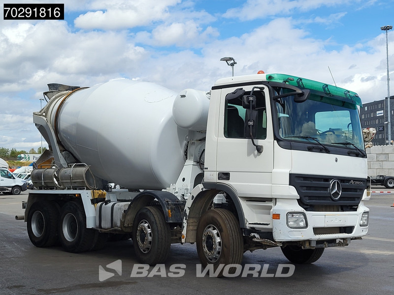 Mercedes-Benz Actros 3236 8X4 9M3 Stetter Mixer Big-Axle 3-Pedals Steelsuspension Euro 3 - شاحنة خلاطة خرسانة: صورة 3 Mercedes-Benz Actros 3236 8X4 9M3 Stetter Mixer Big-Axle 3-Pedals Steelsuspension Euro 3 - شاحنة خلاطة خرسانة: صورة 3