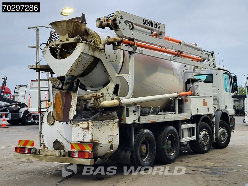 Mercedes-Benz Actros 3241 8X4 21meter Pump + 7m3 Stetter Mixer Steelsuspension Big-Axle Manual Euro 5 - مضخة خرسانة: صورة 5 Mercedes-Benz Actros 3241 8X4 21meter Pump + 7m3 Stetter Mixer Steelsuspension Big-Axle Manual Euro 5 - مضخة خرسانة: صورة 5