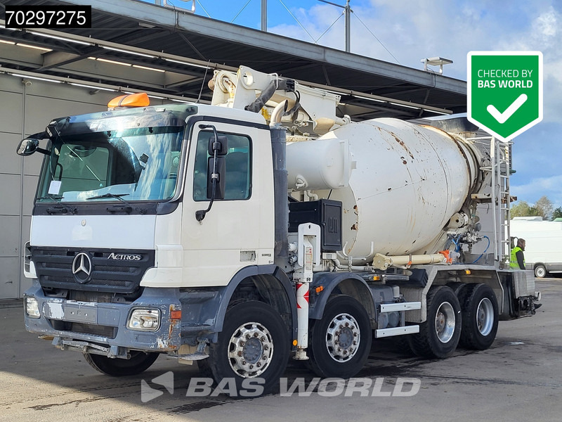 Mercedes-Benz Actros 3241 8X4 7m3 Putzmeister TMM 21-3 Mixer Big-Axle Steelsuspension 3-Pedals Euro 4 - شاحنة خلاطة خرسانة: صورة 1 Mercedes-Benz Actros 3241 8X4 7m3 Putzmeister TMM 21-3 Mixer Big-Axle Steelsuspension 3-Pedals Euro 4 - شاحنة خلاطة خرسانة: صورة 1