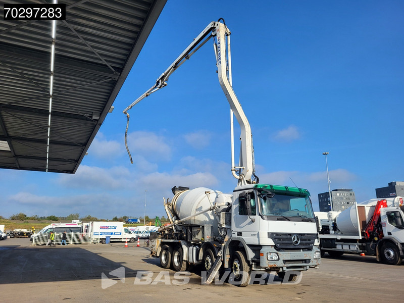 Mercedes-Benz Actros 3241 8X4 Mecbo M3-23.3/100-BZ 7m3 PUMI Big-Axle Steelsuspension Automatic Euro 4 - شاحنة خلاطة خرسانة: صورة 3 Mercedes-Benz Actros 3241 8X4 Mecbo M3-23.3/100-BZ 7m3 PUMI Big-Axle Steelsuspension Automatic Euro 4 - شاحنة خلاطة خرسانة: صورة 3