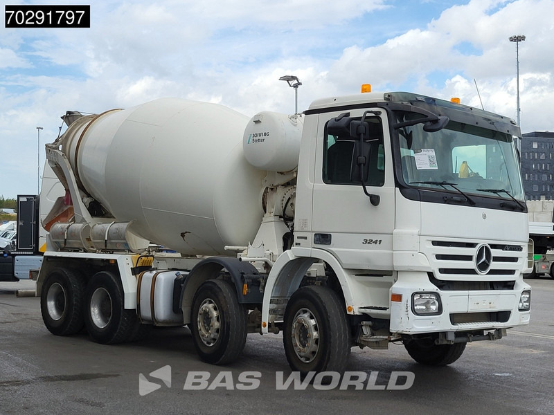 Mercedes-Benz Actros 3241 8X4 Retarder 9m3 Stetter Steelsuspension 3-Pedals Euro 4 - شاحنة خلاطة خرسانة: صورة 3 Mercedes-Benz Actros 3241 8X4 Retarder 9m3 Stetter Steelsuspension 3-Pedals Euro 4 - شاحنة خلاطة خرسانة: صورة 3