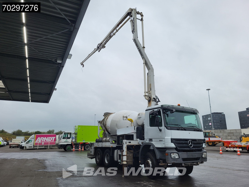 Mercedes-Benz Actros 3241 8X4 SCHWING FBP 21-100 PUMI 7m3 Mixer 3-Pedals Big-Axle Euro 4 - مضخة خرسانة: صورة 3 Mercedes-Benz Actros 3241 8X4 SCHWING FBP 21-100 PUMI 7m3 Mixer 3-Pedals Big-Axle Euro 4 - مضخة خرسانة: صورة 3