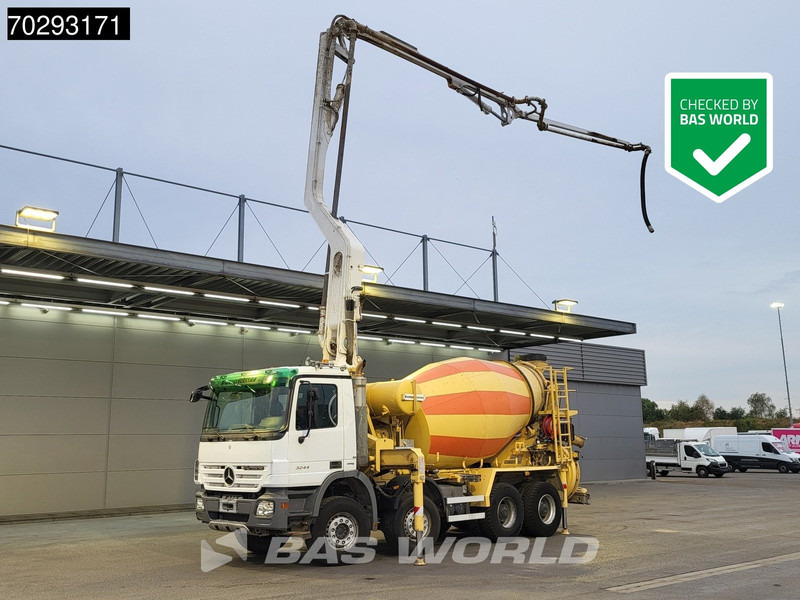 Mercedes-Benz Actros 3244 8X4 Retarder Putzmeister 24 Mtrs Pumi Big-Axle 3-Pedals Euro 4 - مضخة خرسانة: صورة 1 Mercedes-Benz Actros 3244 8X4 Retarder Putzmeister 24 Mtrs Pumi Big-Axle 3-Pedals Euro 4 - مضخة خرسانة: صورة 1