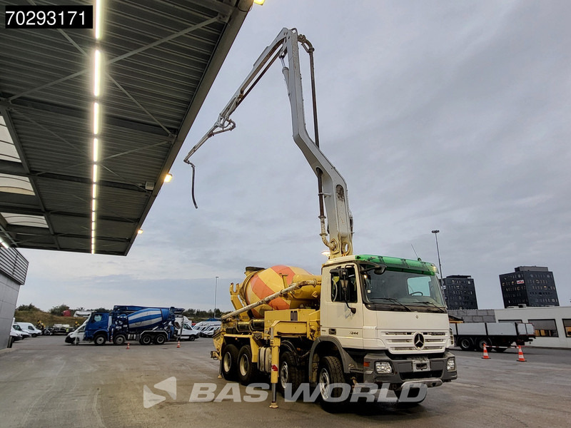 Mercedes-Benz Actros 3244 8X4 Retarder Putzmeister 24 Mtrs Pumi Big-Axle 3-Pedals Euro 4 - مضخة خرسانة: صورة 3 Mercedes-Benz Actros 3244 8X4 Retarder Putzmeister 24 Mtrs Pumi Big-Axle 3-Pedals Euro 4 - مضخة خرسانة: صورة 3